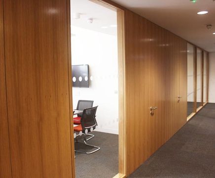 Timber doors, frames and glazed screens for UCL