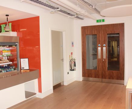 Timber doors for City University London's Tait Building