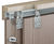 Trakkit Gemini - aluminium sliding kit for top-hung wardrobe doors 1