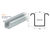 Series 70 Face Fixing Track Support Bracket - steel top track fitting 12