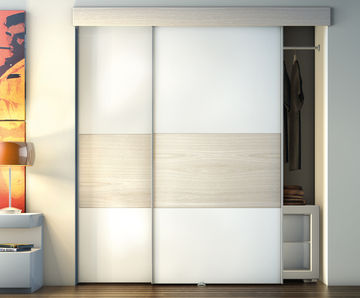 Trakkit Gemini double track wardrobe sliding door kit