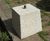 Sandstone Staddle Stone - square garden base for posts or ornaments 11