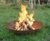 Corten steel fire pit wood burner bowl 2