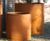 Cylindro Planter - corten steel planter for indoor and outdoor garden use 1