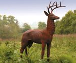 Cast Iron Classic Life-size Stag Garden Statue