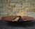 Corten steel fire pit wood burner bowl 0