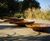 Corten steel curved water bowls 0