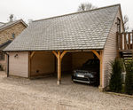 Oak-framed garages