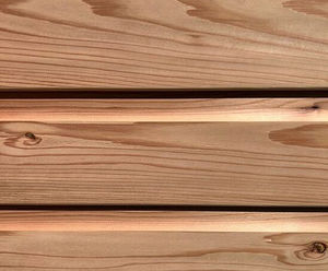 Cedar shiplap cladding