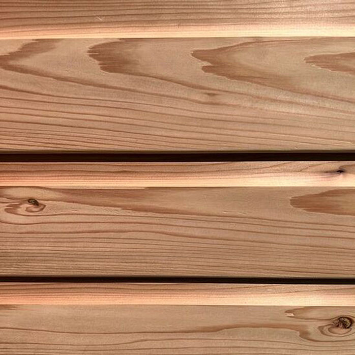 Cedar shiplap cladding Round Wood of Mayfield ESI Building Design