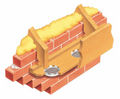 Type CSV circular soffit ventilator