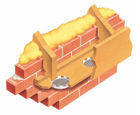 Type CSV circular soffit ventilator