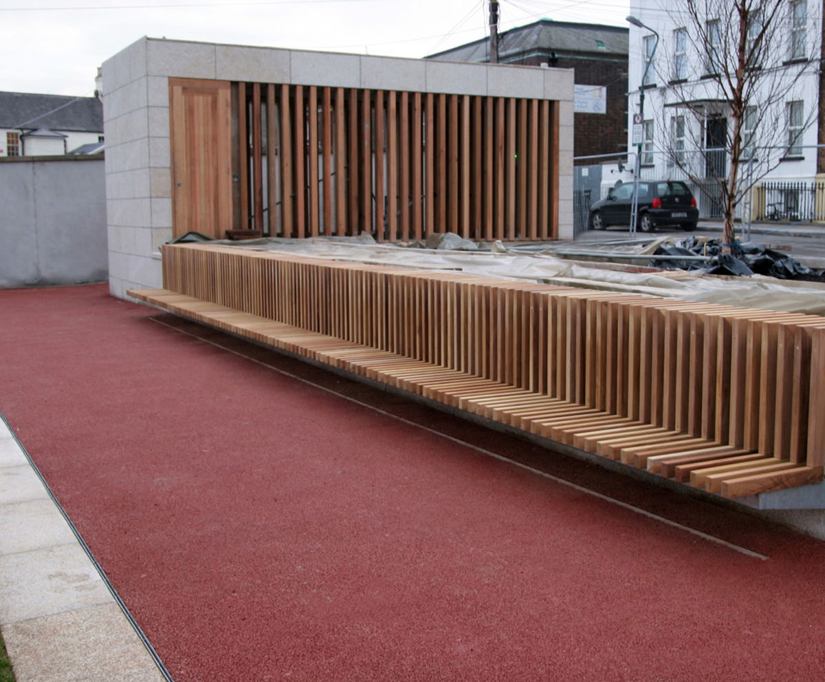 Public plaza furniture, Rathmines Omos ESI External Works