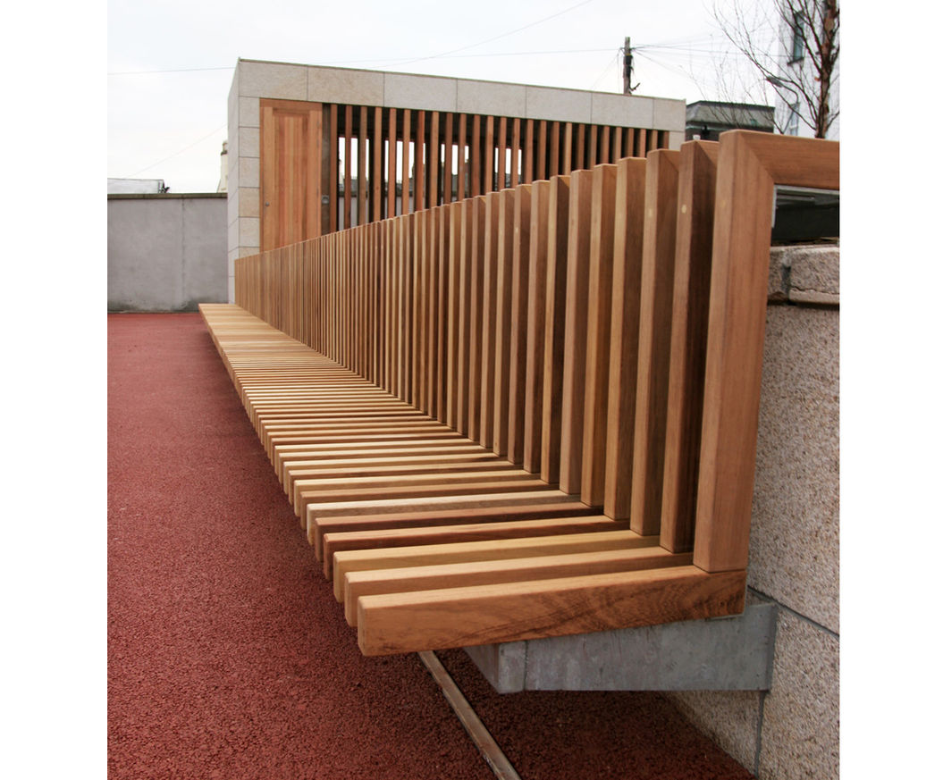 Public plaza furniture, Rathmines Omos ESI External Works