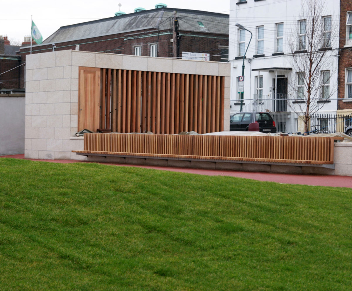 Public plaza furniture, Rathmines Omos ESI External Works