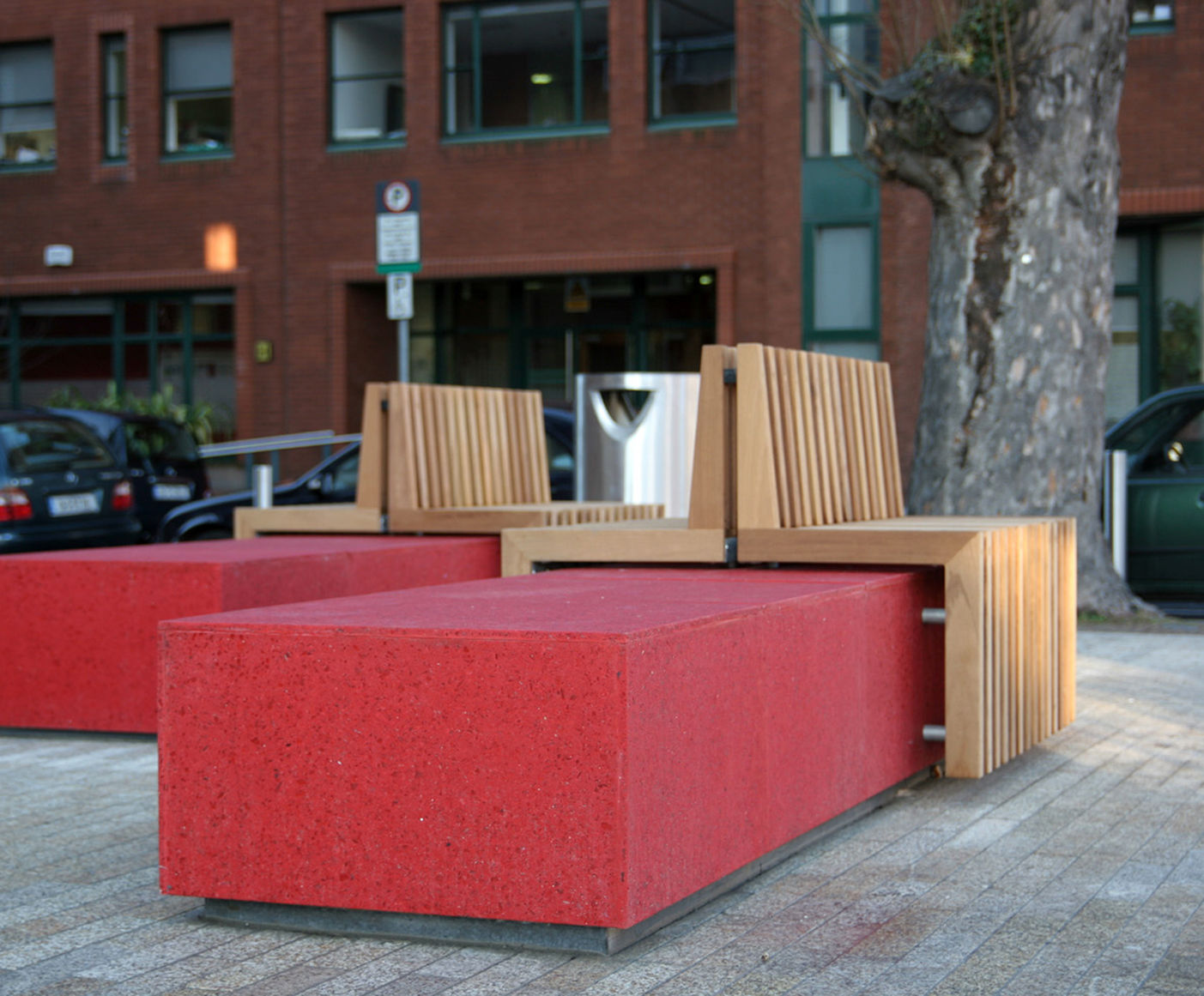 Public plaza furniture, Rathmines Omos ESI External Works