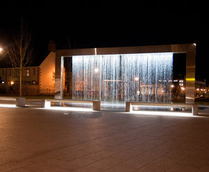 Public furniture, Millennium Town Park, Jersey