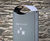 S16.2 Litter Bin - steel outdoor litter bin with ashtray, 120L capacity 6