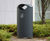 s16.2 contemporary steel litter bin with ashtray 3