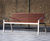 s59.2 - mild/stainless steel and hardwood external seat 0