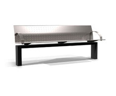 s96ss - stainless steel seat with optional armrests
