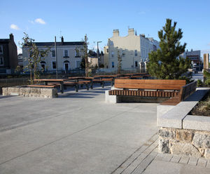 Street furniture, People's Park, Dún Laoghaire, Dublin