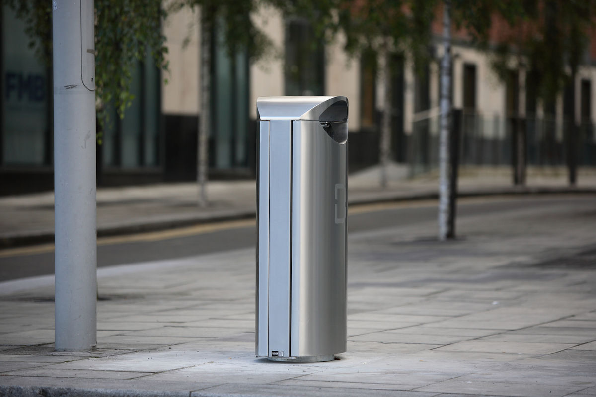Images for Stainless steel bins for Dublin Docklands business area