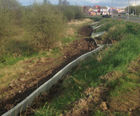 Recycled plastic sheet ecological fencing
