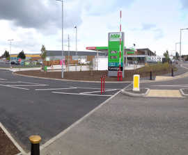 Sustainable drainage scheme for new Leicester Asda store