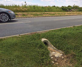 ACO KerbDrain and SuDS swale inlets for A12 bypass road