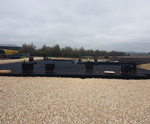 Attenuation solution for potato distribution yard