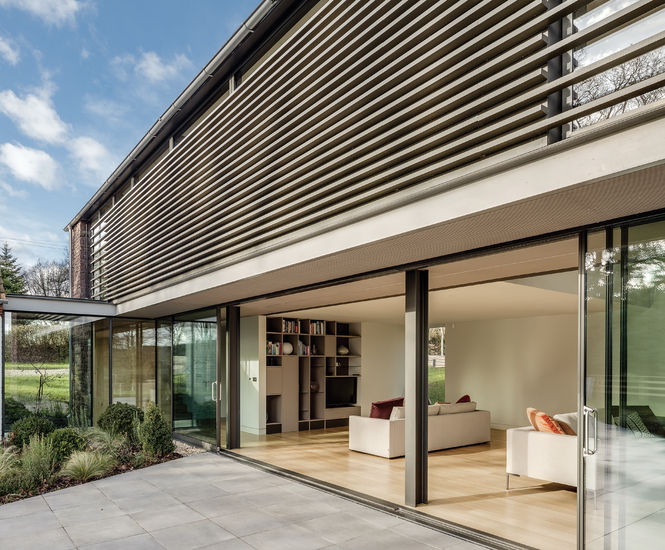 Discreet drainage system for RIBA-shortlisted new home
