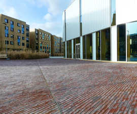 Sustainable drainage solution for new university campus 