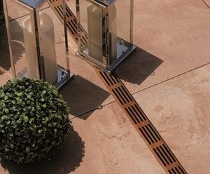 New CorTen finish options for the ACO Threshold Drain