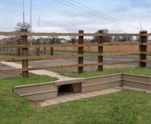 Wildlife guide walls and tunnels at new development