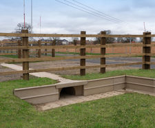 Wildlife guide walls and tunnels at new development