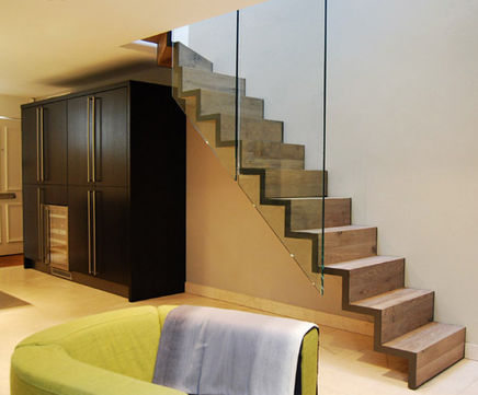 Straight staircases