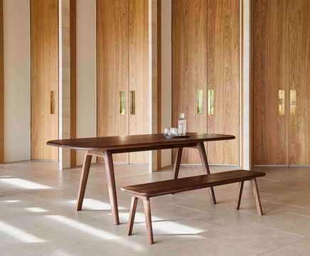 Sage Collection - wooden rectangular dining table