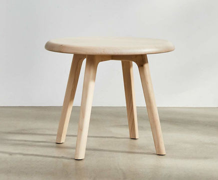 Sage Collection - wooden round side table