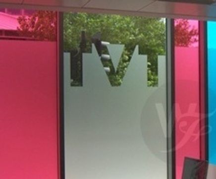 Rainbow coloured window films
