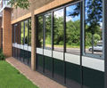 Reflective privacy window films