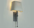 Teybor hand forged steel wall light