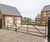 Traditional style steel entrance gates - made to order metal estate gates 4