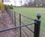 Traditional-style 5-bar steel estate and parkland fencing 9