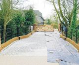 Bespoke 5-bar estate fencing for historic bridge - on this page