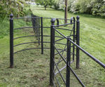 Bespoke Metal Kissing Gates - made to order metal gates for estates