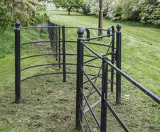 Bespoke Metal Kissing Gates - made to order metal gates for estates