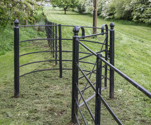 Bespoke Metal Kissing Gates - made to order metal gates for estates