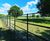 Traditional-style 5-bar steel estate and parkland fencing 3