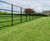 Traditional-style 5-bar steel estate and parkland fencing 0